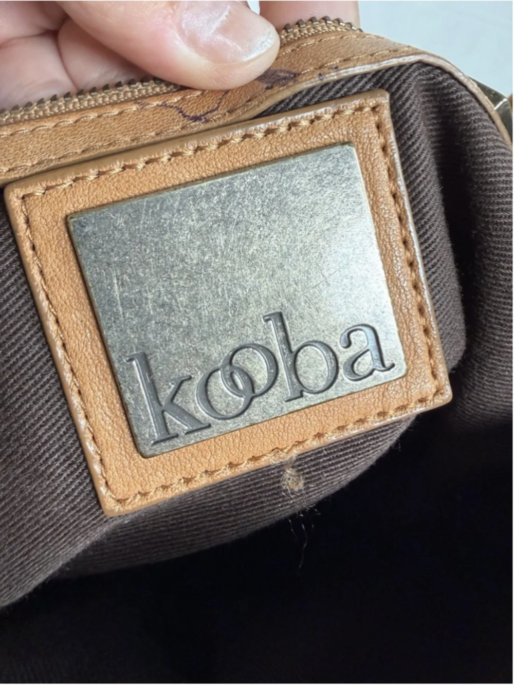 KOOBA Slouchy Leather Hobo Shoulder Bag Boho Large
